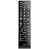 東芝テレビ用 交換リモコン レグザ リモコン TOSHIBA REGZA 液晶テレビに汎用 純正同様 違反感なく 設定不要
