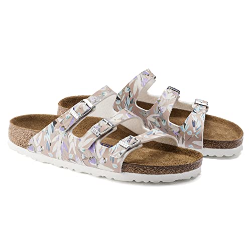Image of Birkenstock Florida Fresh Birko Flor Floral Fades Crystal Rose Sandals