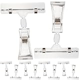 UKCOCO Doppelseitiger Etikettenhalter Mit Drehbarem Clip Für Preisschilder Und Memo-Notizen Im Büro Und Einzelhandel 4.33X3.15X0.79 Zoll 10 Stück