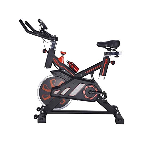 Image of Bicycle Portable Indoor Aerobic Training Exercise Bikes with 15kg Large Flywheel Adjustable Height Seat Handlebar