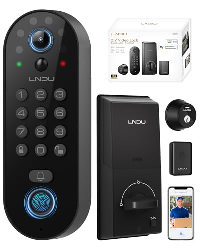 Smart Video Door Lock with 2K Camera