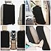 VICASKY 3pcs Waterproof Car Seat Kick Mats Back Seat Protector Mud Protection and Babies Anti-kick Pad Black Car Backseat Cover Accessories