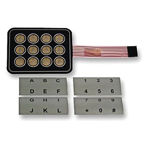 Tastiera membrana 4X3 interruttori bypassare I