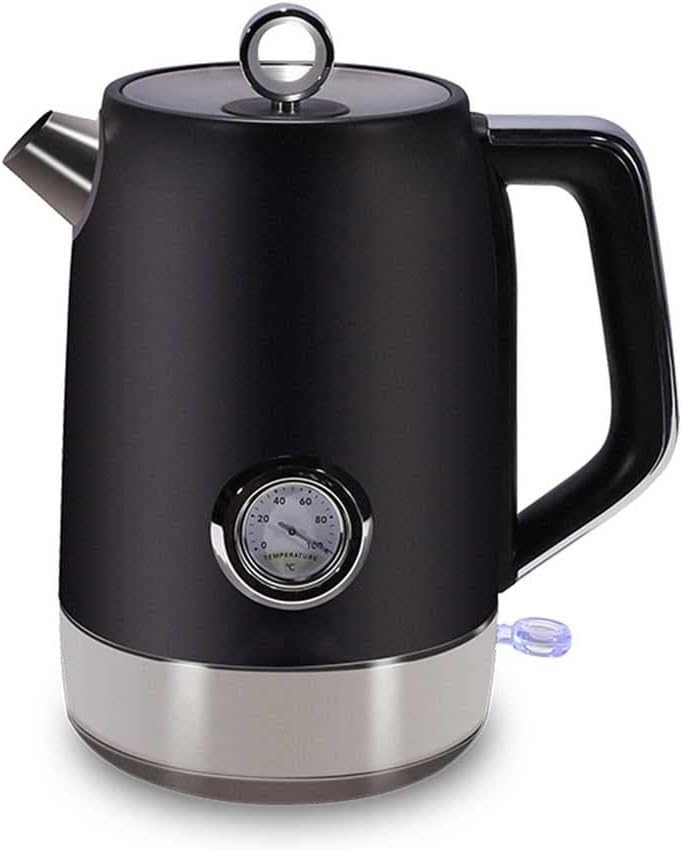 n/a 1.7L電気ケトルステンレス鋼茶コーヒーサーモポットキッチンスマートホイッスルケトル温度表示付き (Size : B)