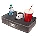 Cup Cozy Pillow (Gray) As Seen on TV-The world's BEST cup holder! Keep your drinks close and prevent spills. Use it anywhere-Couch, floor, bed, man cave, car, RV, park, beach and more!