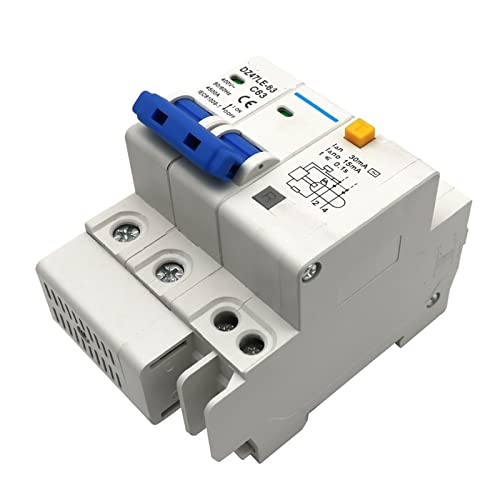 Disjoncteur DZ47LE-63 2P résout les coupures et protège des fuites électriques