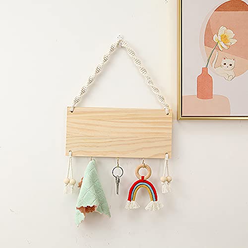 Tptp Creative Wall Pendant Indoor Entrance Door Key Storage Rack Hook Home Wooden Wall Mural Pendant #TOP7