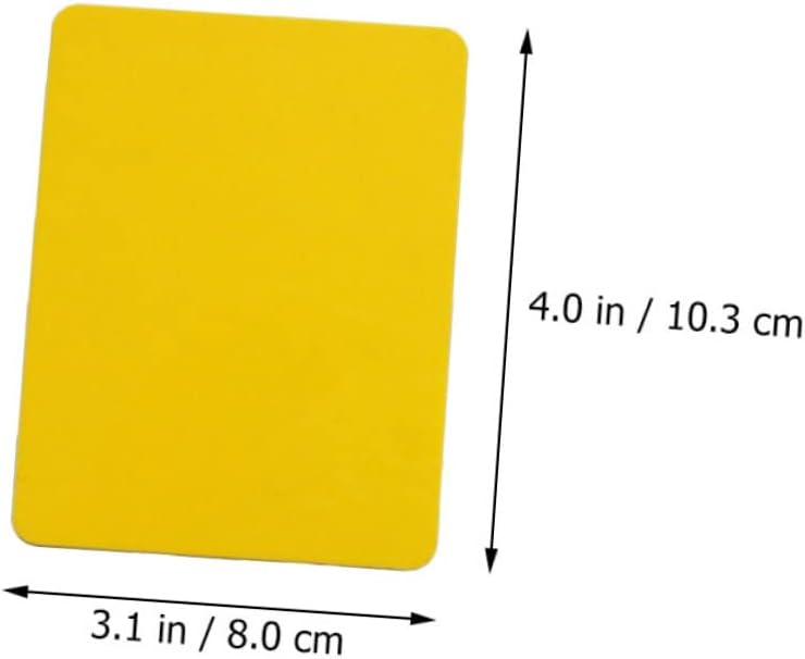 BESPORTBLE 40 Pcs Football Match Referee Card Red Card Soccer Referee Cards Referee Match Cards Soccer Cards for