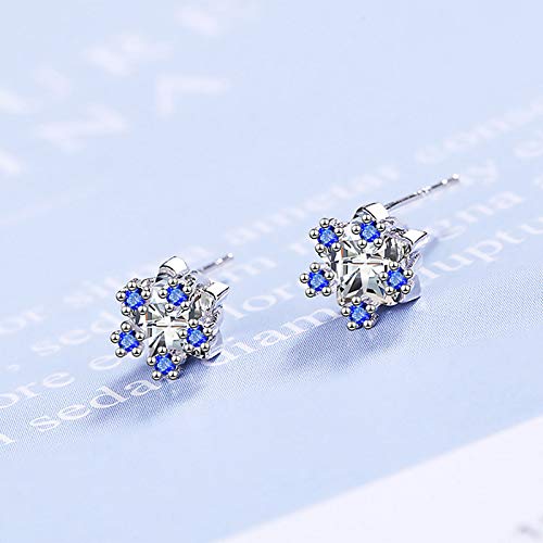 Bijoux de boucles d'oreilles flocon de neige pour illuminer vos soirées - 2