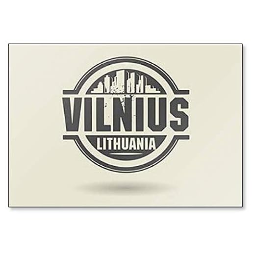 Vilnius, Litauen, klassisk kylskåpsmagnet