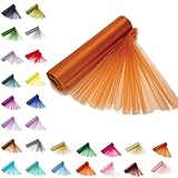 🌹 [ORGANZA-STOFFROLLE]: Die Organza-Stoffrolle hat eine Länge von 25 m und eine Breite von 29 cm