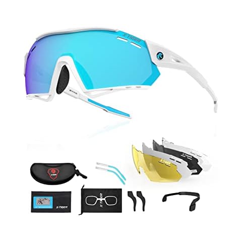 X-TIGER Gafas Ciclismo Polarizadas 5 Lentes Intercambiables Cover