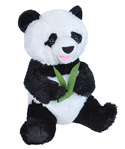 Peluche panda cadeau anniversaire enfant 25 cm avec doudou bambou