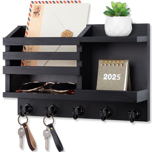 Nekon Key Holder for Wall, 11.8" x 7.8" x 3.1"