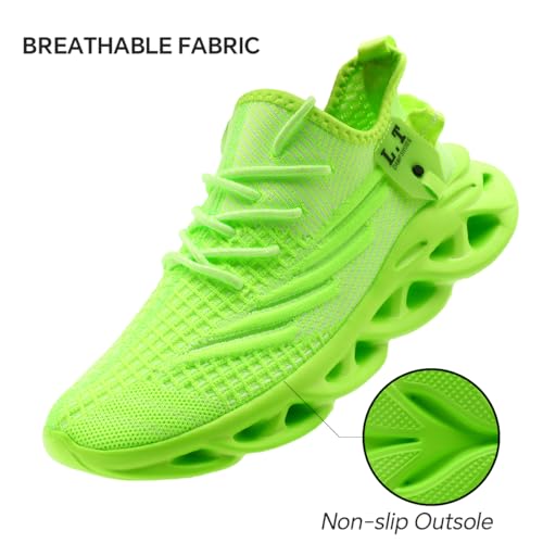 Image of Mens Running Shoes Gym Slip on Sneakers Non Slip Walking Tennis Sports Work Athletic Workout Casual Lightweight Breathable Fashion
