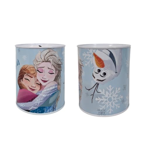 Image of My Sweety Pop Frozen Blue Metal Money Box School Storage