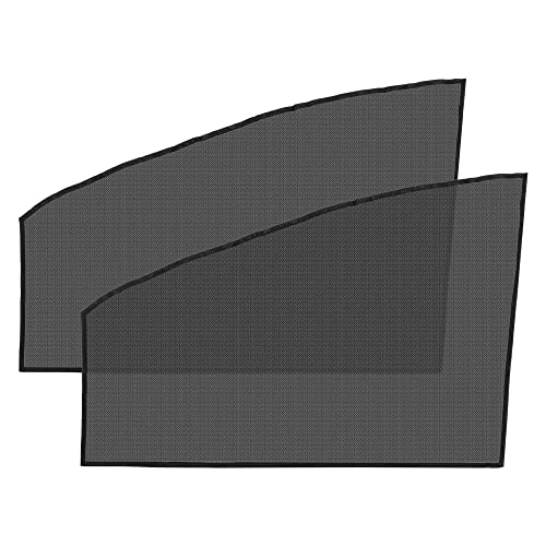 X Autohaux 2Pcs Magnetic Car Front Window Sun Shade For Side Windows Automotive Curtain Keep Privacy Sun Protection For Car Trucks Black #TOP26