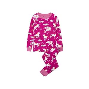 Hatley Organic Cotton Long Sleeve Printed Pyjama Sets Ensemble Fille