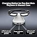 Charging Station Compatible with Ray-Ban Meta Wayfarer/Skyler Accessories, Magnetic Charger Dock Stand with Fast Charging & LED Indicator for Smart Glasses & Glasses Case
