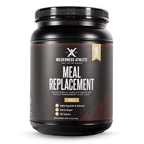 Wilderness Athlete Meal Replacement and Recovery Shake, Vanilla, 15.7 oz