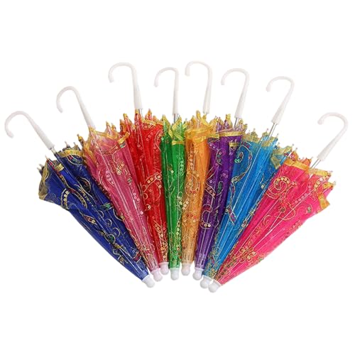 Parapluie décoratif 8pcs dentelle mignonne de qualité supérieure pour mise en scène