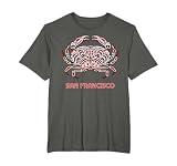 San Francisco California Dungeness Crab Native American Gift T-Shirt