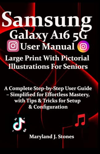 Samsung Galaxy A16 5G User Manual Large Print
