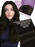 Fshine Extension Capelli Veri Clip 35 cm 7 pcs 120 g Extension Capelli Veri Lisci Estensio...