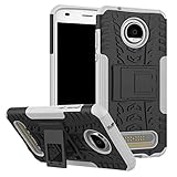 ❤Moto Z2 Play Caja Soporte plegable incorporado: combinado con la función de soporte incorporada de la duradera funda protectora Moto Z2 Play,Le permite hacer videollamadas con manos libres, leer o ver películas cómodamente en cualquier lugar.