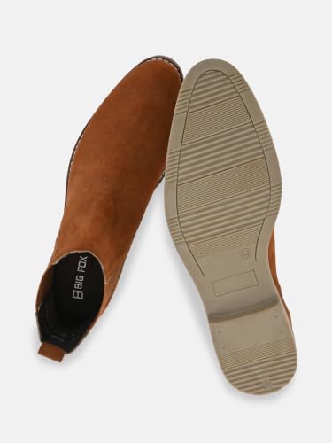 Big Fox Classic Look Chelsea Boots for Men (Beige) - Image 8