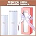 PerKoop 36 Pcs Gift Boxes with Ribbon for Sublimation Christmas Tumbler 12 Oz, 20 Oz, 30 oz Tumbler Box for Shipping Blanks Sublimation Gift Wrapping(Pink)