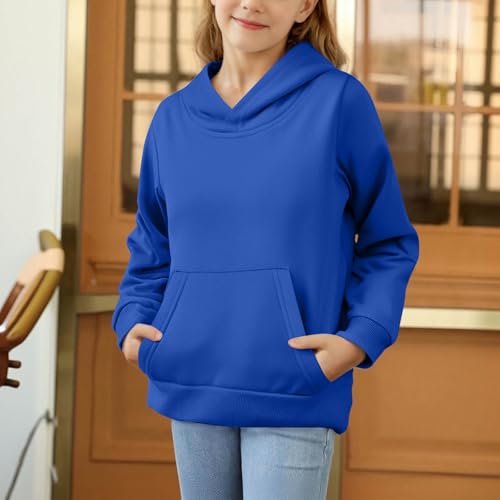 Teen Girls Hooded Sweatshirts Active Fleece Hoodies Oversized Long Sleeve Shirts Fall Trendy Preppy Clothes for Girls2