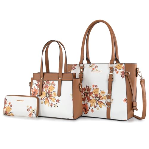 Image of Montana West 3PCS Purses for Women Tote Bag and Wallet Set Shoulder Satchel Handbags