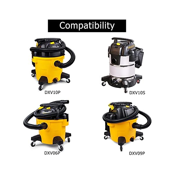 KEEPOW Shop Vac Bags Compatible with DEWALT, Vacuum Bags for Dewalt 6