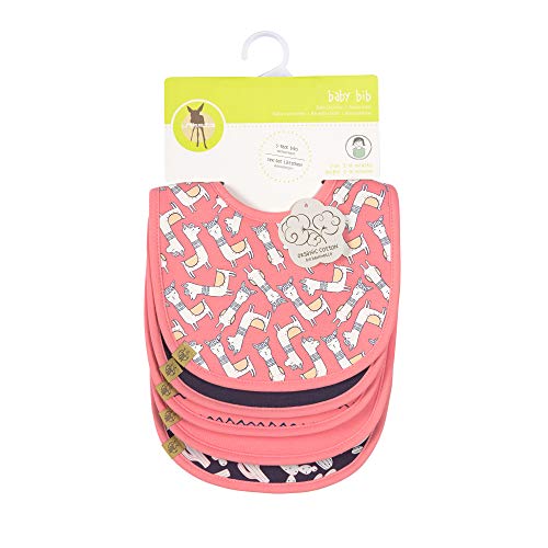 LÄSSIG Baby slabbetje set (5 stuks) klittenbandsluiting katoen waterdicht / Value Pack Bib Glama Lama - Image 3