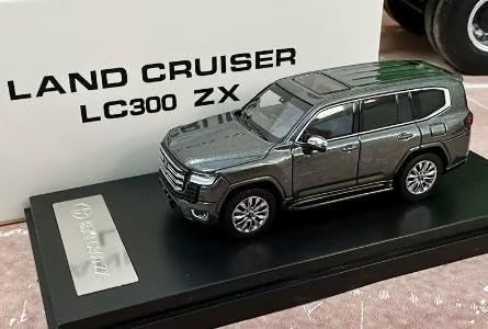はる品 LCD 1/64 ミニカー ランドクルーザー LC300 ZX SUV GY