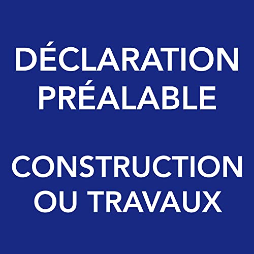 Signalétique.biz France - Signalétique.biz - Panneau Déclaration Préalable Travaux + Marqueur Noir - Akylux 80x120 cm avec Œillets – vue 9