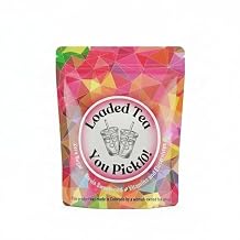 Build Your Loaded Tea 10Pack | Sugar Free Stevia Only Drink Mix | Choose From 25+ Flavors | 3 Caffeine Levels