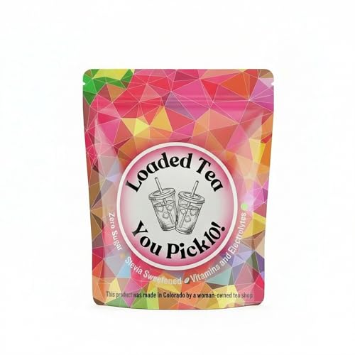 Loaded Tea - You Pick 10 Pack | Choose From 25+ Flavor Combinations Featuring Cherry, Strawberry, Coconut, Passion Fruit, Blackberry & More | Available in 3 Caffeine Levels