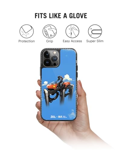 Image of DailyObjects Sky Rover Stride 2.0 Magnetic Case Cover Compatible with iPhone 14 Pro Max | Wireless Charging Slim Back Cover | 2 Layer Edge Protection & Shockproof