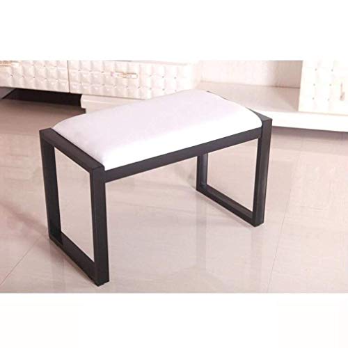 Taburete de tocador simple y comodo para espacios pequeños de 68cm 3