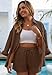 Yutdeng Zweiteiler Damen Sommer Musselin Bluse Shorts 2 Teiler Leinen Hemd Hosenanzug Elegant Lounge Set Leicht Loungewear Anzug Two Piece Freizeitanzug Aesthetic Clothes Strand Outfit Women Kleidung