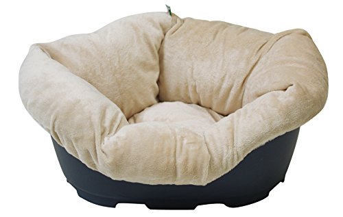 Croci-C2078598-Blanket-Velboa-5-Dog-Bed-110-x-82-x-32-cm-Beige