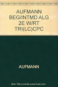 Paperback Beginning and Intermediate Algerbra Book