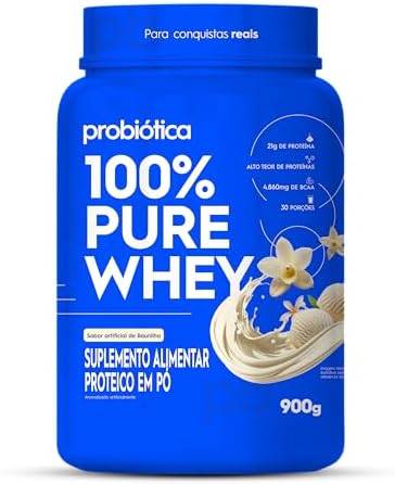 100% Pure Whey (900g) - nova fórmula, Baunilha, Probiótica