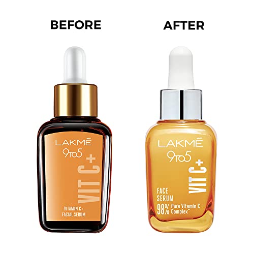 Image of LAKME 9 To 5 Vitamin C+ Serum (15 ml)&Lakme Blush & Glow Strawberry Sheet Mask, 25 ml