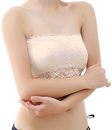 AARAA Women's Lace Lightly Padded Wire Free Bralette Bra