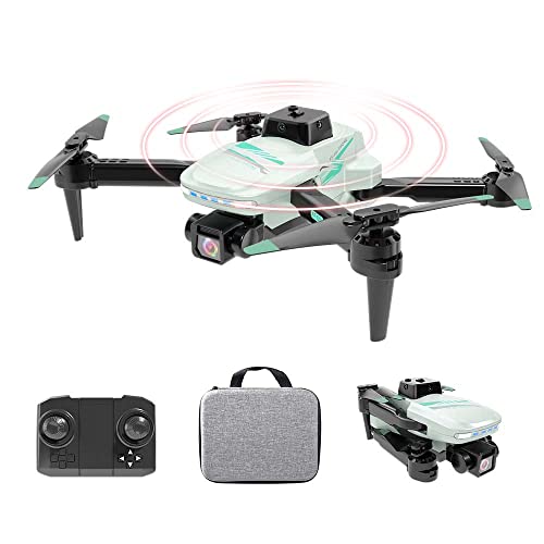 TizzyToy Drone with Camera 4K, Drones for adults, WiFi FPV RC Quadcopter with Gesture Control, 3D FlipFoldable Mini Drones Toys Gifts for Kids Beginners, Drone with LED Lights, Headless Mode,One Key Start Mode