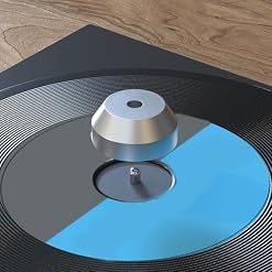 Axaooqeld Stabilisateur de disque en métal pour platine vinyle, HiFi, argent, installation facile, facile à utiliser - Les Beatles, Paul McCartney, John Lennon, RIngo Starr, George Harrison Axaooqeld Stabilisateur de disque en métal pour platine vinyle, HiFi, argent, installation facile, facile à utiliser – Image 6