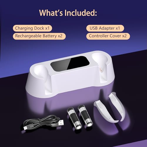Station de charge Oculus Quest 2 avec batteries et câble type C - 7
